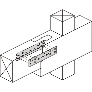 くぎどめ短ざくS BXカネシン