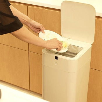 全自動スマートゴミ箱 ELBIN(エルビン)30L QUADS(クワッズ) 自動開閉式