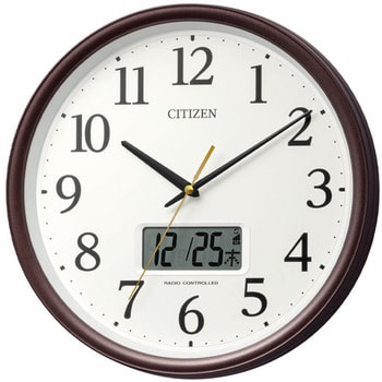 CITIZEN シチズン4FYA05BZ 電波時計 カレンダー、六曜、温度