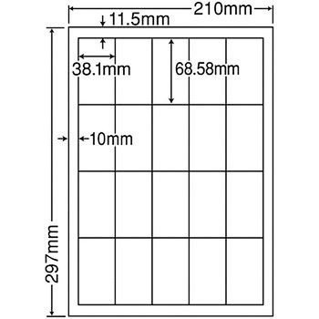 SCL-23 �J���[���[�U�[�v�����^�p���򃉃x�� nana(���m���) 20�� �l�p �V�[�g�T�C�YA4  SCL-23 68774423