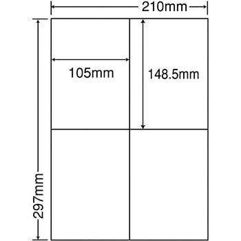 SCL-50 �J���[���[�U�[�v�����^�p���򃉃x�� nana(���m���) 4�� �l�p �V�[�g�T�C�YA4  SCL-50 68774642