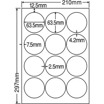 SCL-6 �J���[���[�U�[�v�����^�p���򃉃x�� nana(���m���) 12�� �ی^ �V�[�g�T�C�YA4  SCL-6 68774667