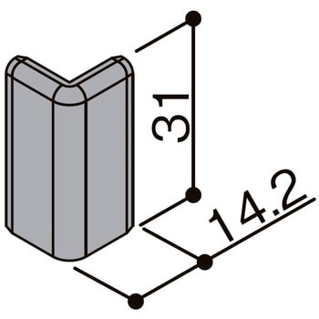 販売 lixil 幅木用コーナーキャップ