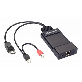 KVMエクステンダー Emerald ZeroU IP-KVMトランスミッタ(DPx1 USBx2 1000BASE-Tx1) ブラックボックス