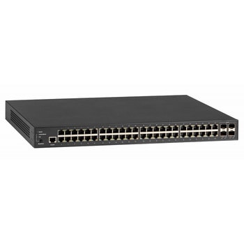 PoEスイッチ PoE+対応 10/100/1000Tx48 SFP/SFP+x4 ブラックボックス
