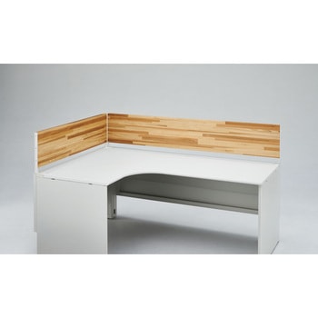 スカエナ 90°ワークテーブル用 フロントデスクトップパネル(国産材タイプ) - 内田洋行