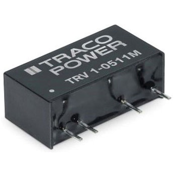 絶縁DC-DCコンバータ Vout：Output 1：15 Vdc 12 → 18 V dc 1W 1セット 5個入 TRACO POWER