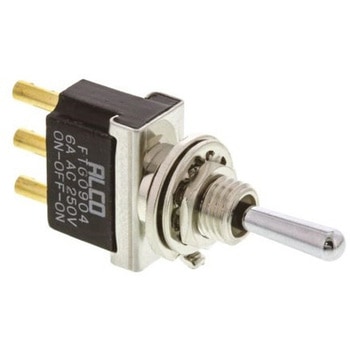 トグルスイッチ SPDT パネルマウント On -Off- On TE CONNECTIVITY