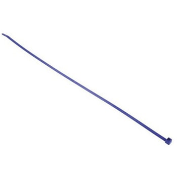 結束バンド 390mm x 4.6 mm 青 ナイロン 66 1袋 100個入 ヘラマンタイトン(タイトン)