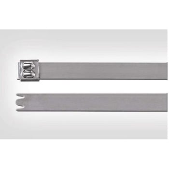 結束バンド 521mm x 12.3 mm ナチュラル ステンレス鋼 1袋 50個入 ヘラマンタイトン(タイトン)