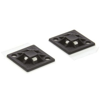 結束バンドベース Q 長さ 20mm 幅 20 mm ナイロン 66 黒 1袋 100個入 ヘラマンタイトン(タイトン)