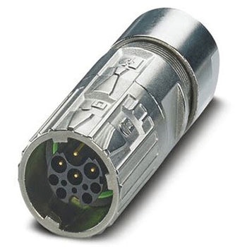 産業用丸形コネクタ 9極 17 mm ケーブルマウント - フエニックス・コンタクト