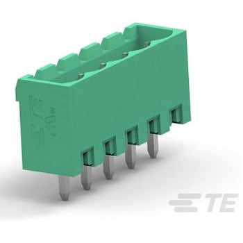 基板用端子台 5mmピッチ 1列 2極 緑 1箱 500個入 - TE Connectivity Japan(旧:TYCOELECTRONICS(タイコエレクトロニクス))