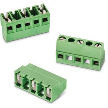 基板用端子台 2426シリーズ 10.16mmピッチ 1列 3極 緑 1袋 5個入 WURTH ELEKTRONIK