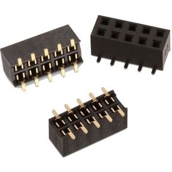 基板接続用ピンヘッダ 10極 2mm 2列 1セット 55個入 WURTH ELEKTRONIK