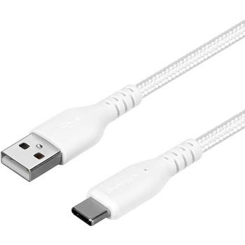 OWL-CBA4CA30-WH やわらか超タフで断線に強い 耐屈曲10万回以上 急速充電3A/データ転送 Type-A to Type-Cケーブル OWLTECH(オウルテック) 68815157