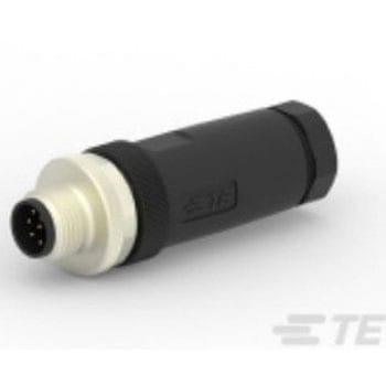 丸型コネクタ 8極 M12 フリーハンギング 1箱 100個入 TE Connectivity Japan(旧:TYCOELECTRONICS(タイコエレクトロニクス))