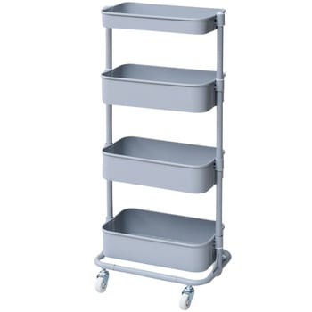 LSBT-3+B+P(LGY) �o�X�P�b�g�g���[���[ ���[���S�� �L���X�^�[�t�� ���M�����[/�X���� YAMAZEN(�R�P) 4�i ���C�g�O���[�F 68825726