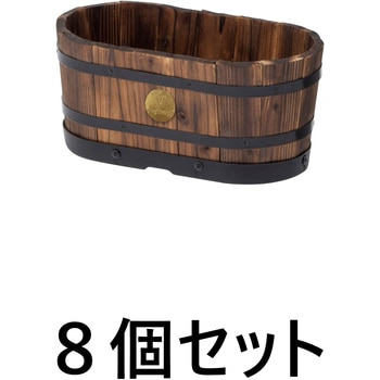 ウッドオーバルプランター 楕円型 タカショー