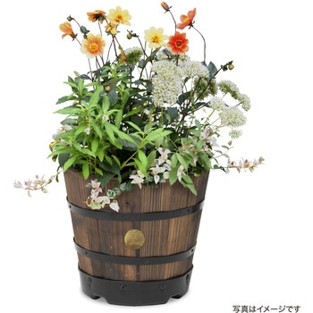 ウッドバレルプランター 深型 タカショー