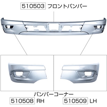 ふそう2t'20キャンター標準車用フロントバンパー JET INOUE(ジェットイノウエ)