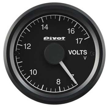 GT GAUGE-52 電圧計 センサータイプ白照明 Pivot