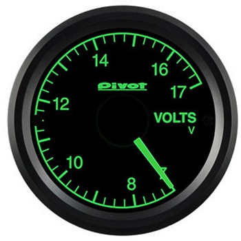GT GAUGE-52 電圧計 センサータイプ緑照明 Pivot