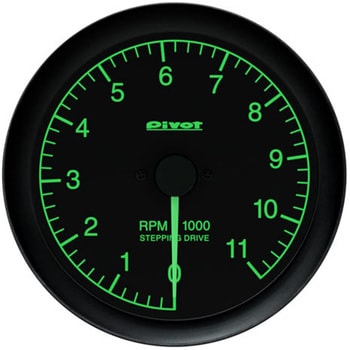 GST-8G GT GAUGE-80 タコメーター緑照明 1個 Pivot 【通販モノタロウ】