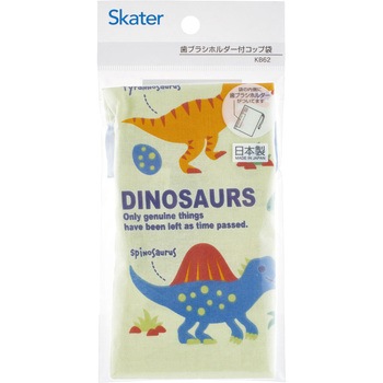 歯ブラシホルダー付コップ袋 スケーター
