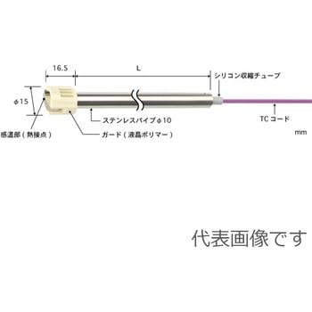 高性能一般静止表面用温度センサ S形シリーズ(グリップ無) 安立計器