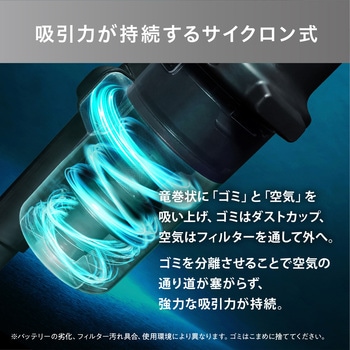 コードレス 充電式サイクロンスティック掃除機 アイリスオーヤマ