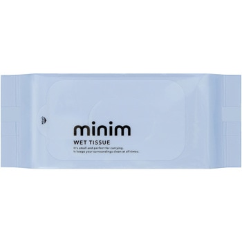 ミニウェットティッシュ minim 8枚入×6個 アイリスオーヤマ