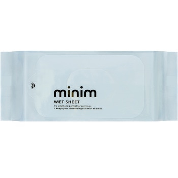 ミニ流せるウェットシート minim 8枚入×6個 - アイリスオーヤマ
