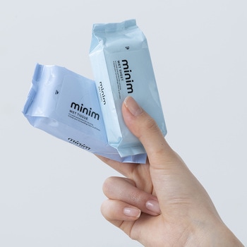 ミニ流せるウェットシート minim 8枚入×6個 アイリスオーヤマ