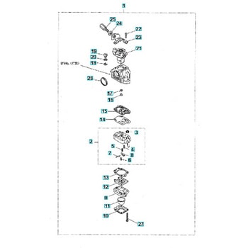 ゼノア エンジン刈払機 TK2600S 部品 キャブレター ゼノア