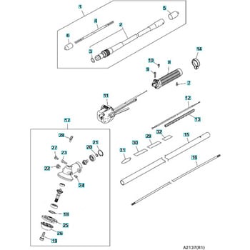 ゼノア エンジン刈払機 TKZ235 部品 シャフト ゼノア 刈払用品・補修部品 【通販モノタロウ】