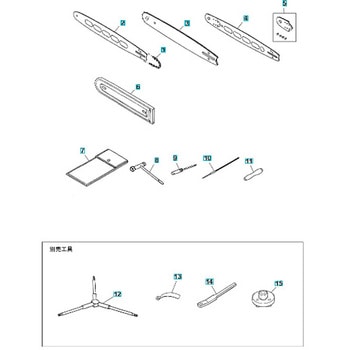 ゼノア エンジンチェーンソー GZ3950 部品 アクセサリー ゼノア