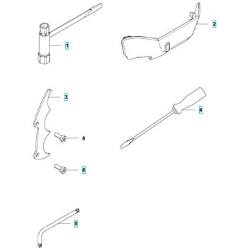 ゼノア エンジンチェーンソー GZ4350 部品 アクセサリー - ゼノア