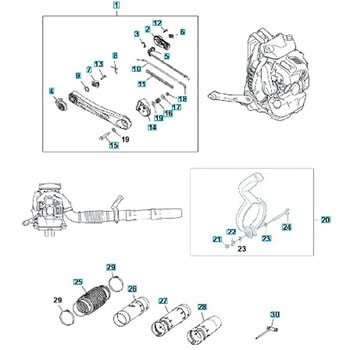 ゼノア エンジンブロワー EBZ8550 部品 アクセサリー ゼノア