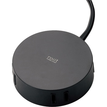 電源タップ 延長コード 2P×4個口 ほこり防止シャッター付 L字プラグ 丸型 roo’t エレコム
