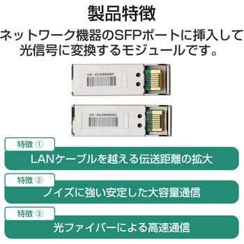 EHB-EX-SFPGBW-P SFPモジュール 1000BASE-BX 光トランシーバ 耐熱50