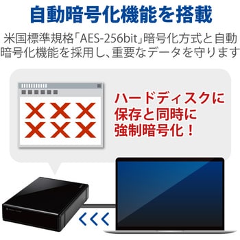 ELD-EEN010UBK HDD (ハードディスク) 外付け USB3.2(Gen1) 3.5インチ