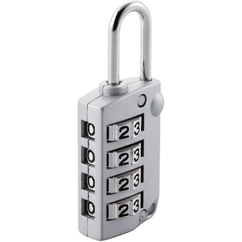 南京錠 ダイヤル錠 (ダイヤル式4桁)ESL-DK02 エレコム