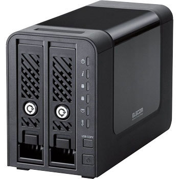 Linux搭載NAS/2Bay エレコム