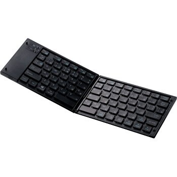 Bluetoothキーボード 折りたたみタイプ マルチペアリング対応 エレコム タブレットキーボード 通販モノタロウ Tk Flp01bk