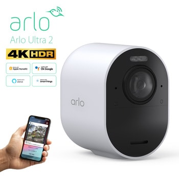 VMS5240-200APS Arlo Ultra 2 屋外対応 4Kネットワークカメラ 2台セット arlo(アーロ) 保証期間1年 -  【通販モノタロウ】