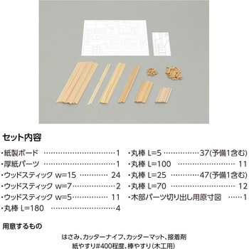 ウッドモデルシリーズ ログハウス アーテック(学校教材・教育玩具)