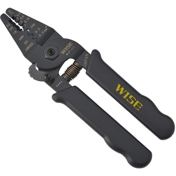 精密電工ペンチミニ オープンバレル端子用 WISE(若穂囲製作所)