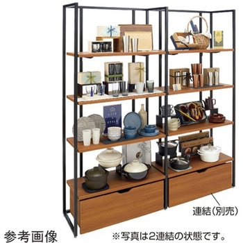 UR壁面タイプ W90cm【ブラック枠】 アズワン