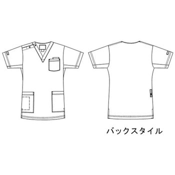男女兼用スクラブ ベージュ RF-5502シリーズ ナガイレーベン